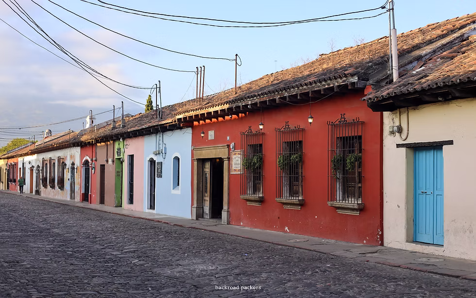 Colorful streets of Antigua, Guatemala